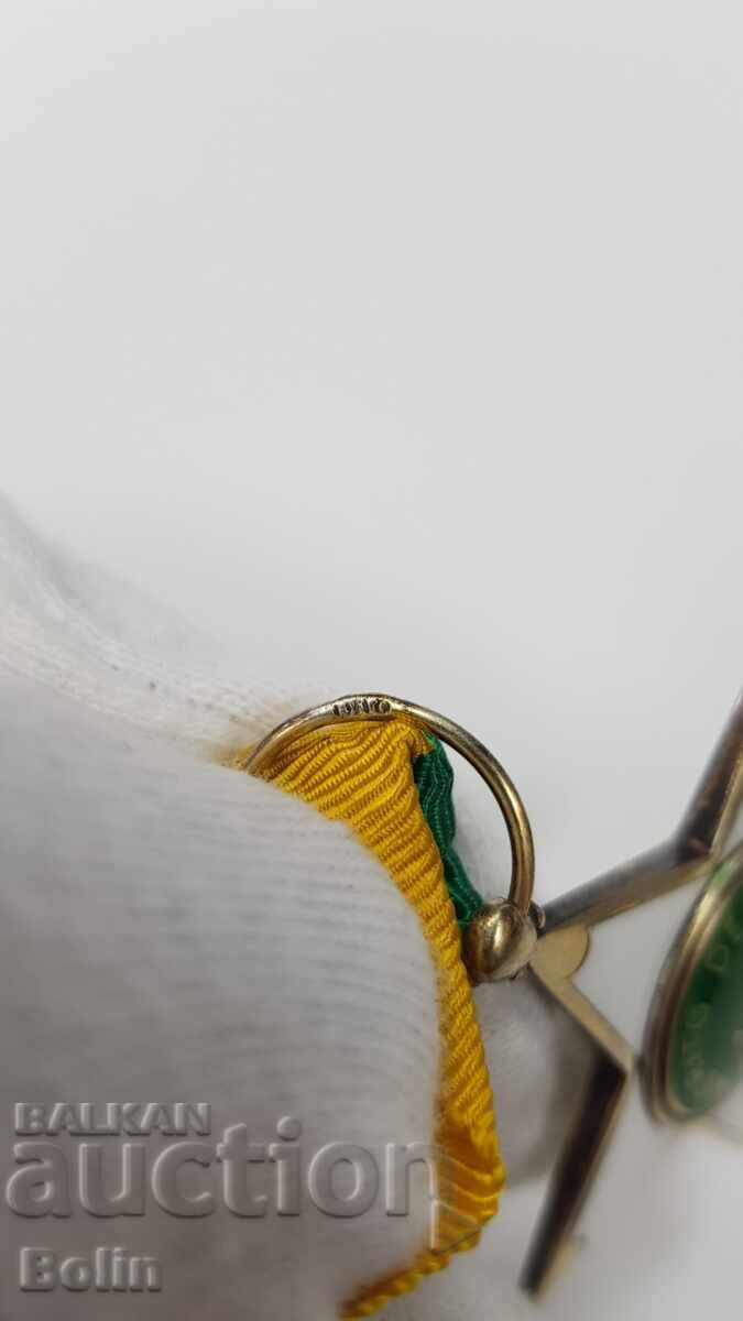 Колекционен италиански медал, орден за трудови заслуги 1924г - 5 Колекционен италиански медал, орден за трудови заслуги 1924г - 5