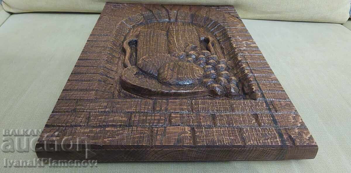 Sculptură în lemn masiv pentru cunoscători 44cm 30cm - 5 Sculptură în lemn masiv pentru cunoscători 44cm 30cm - 5