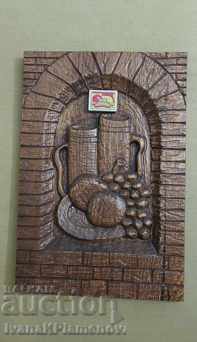 Sculptură în lemn masiv pentru cunoscători 44cm 30cm - 7 Sculptură în lemn masiv pentru cunoscători 44cm 30cm - 7