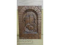 Sculptură în lemn masiv pentru cunoscători 44cm 30cm