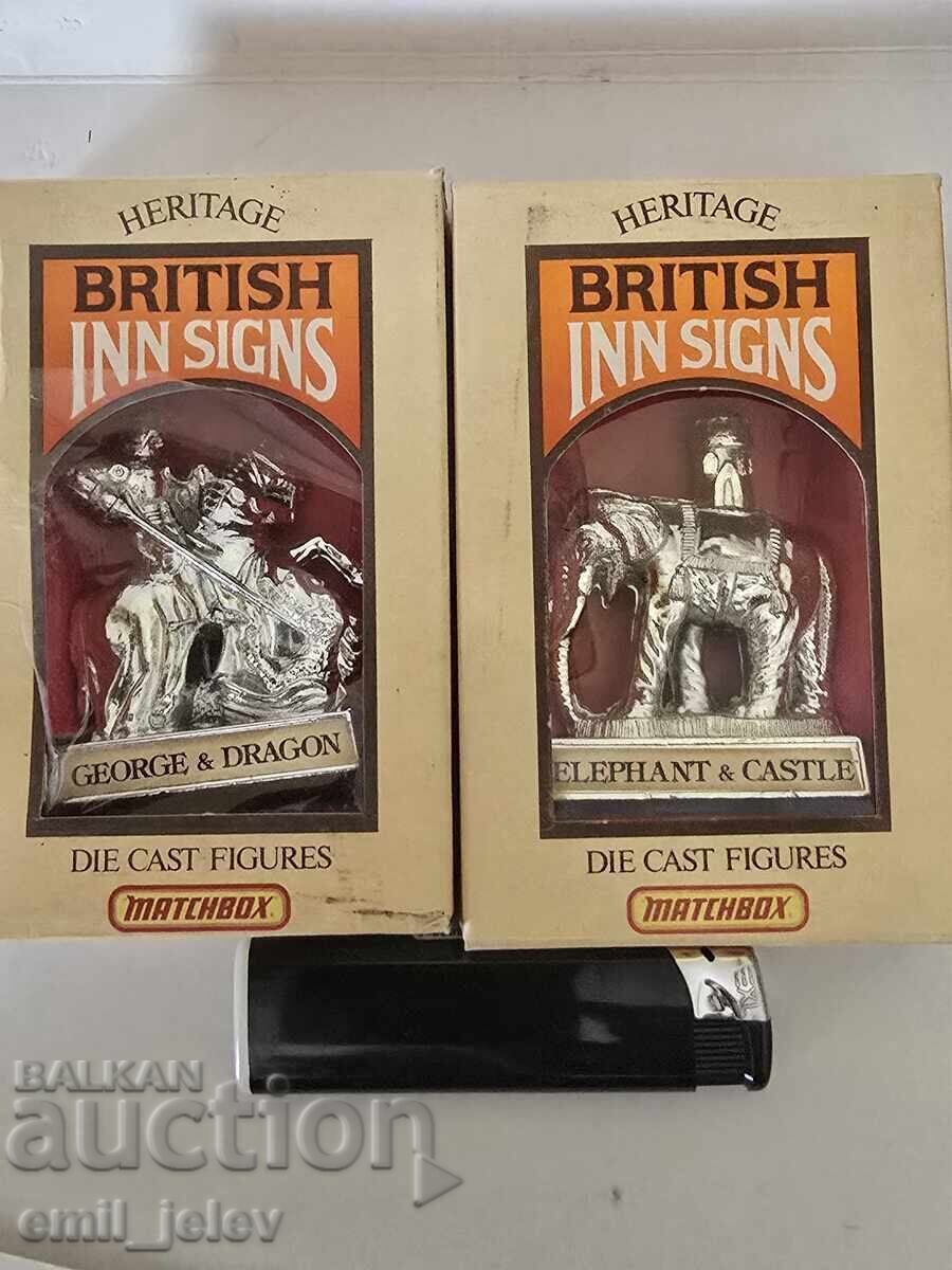 MATCHBOX LESNEY - 2 metal emblems - St. George