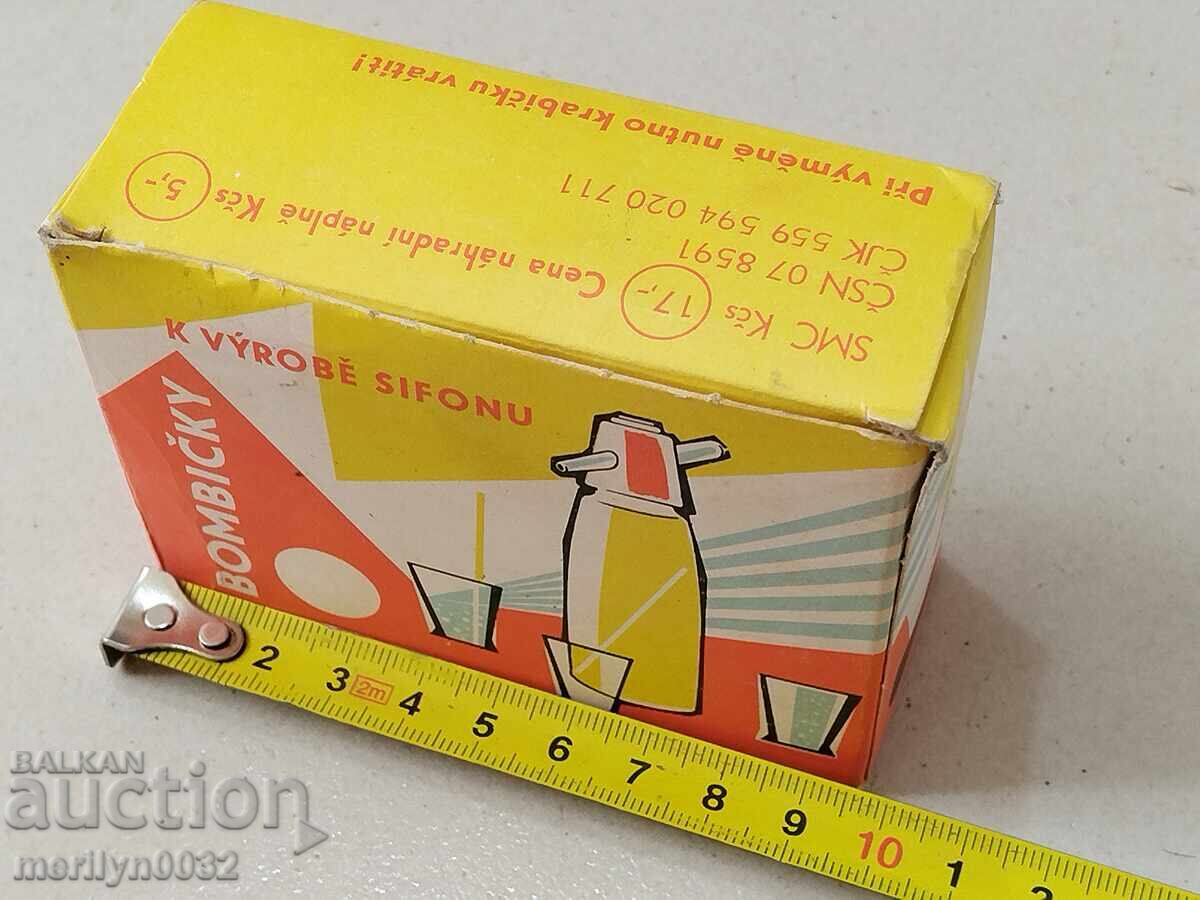 Аукцион Комплект патрони за газирана вода сода шише бутилка Аукцион Комплект патрони за газирана вода сода шише бутилка