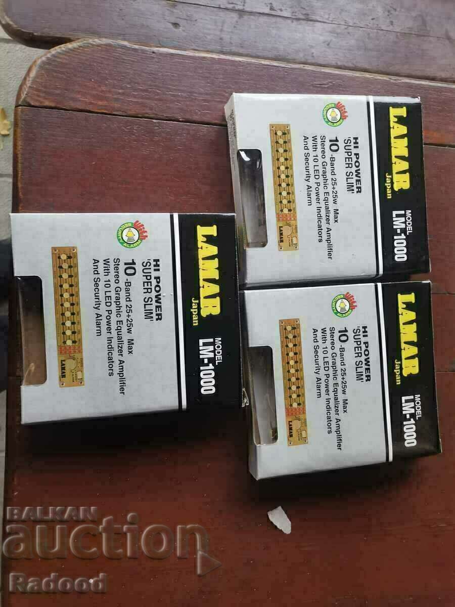 Equalizer audio equipment 3 pieces of 1 st. - 5 Equalizer audio equipment 3 pieces of 1 st. - 5