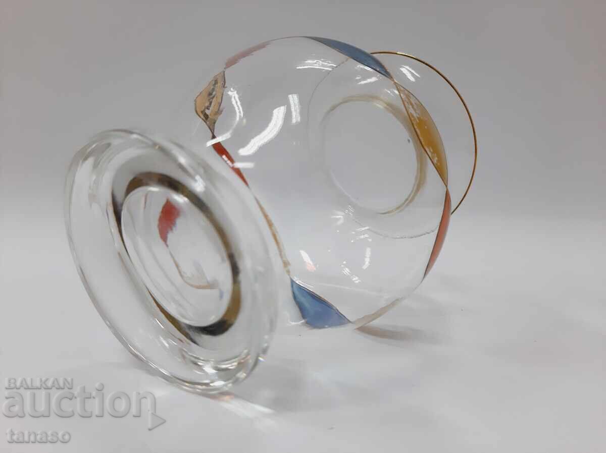 Малка стъклена ваза, прозрачно стъкло(2.2) - 6