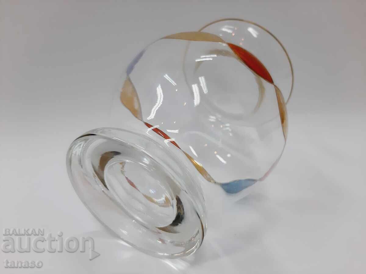 Малка стъклена ваза, прозрачно стъкло(2.2) - 7