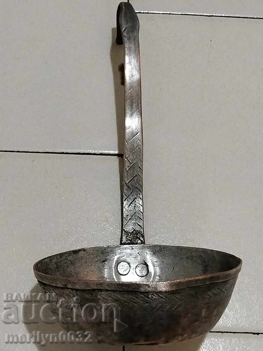 Стар меден черпак за чешма кишкил кепче бакър - 5 Стар меден черпак за чешма кишкил кепче бакър - 5