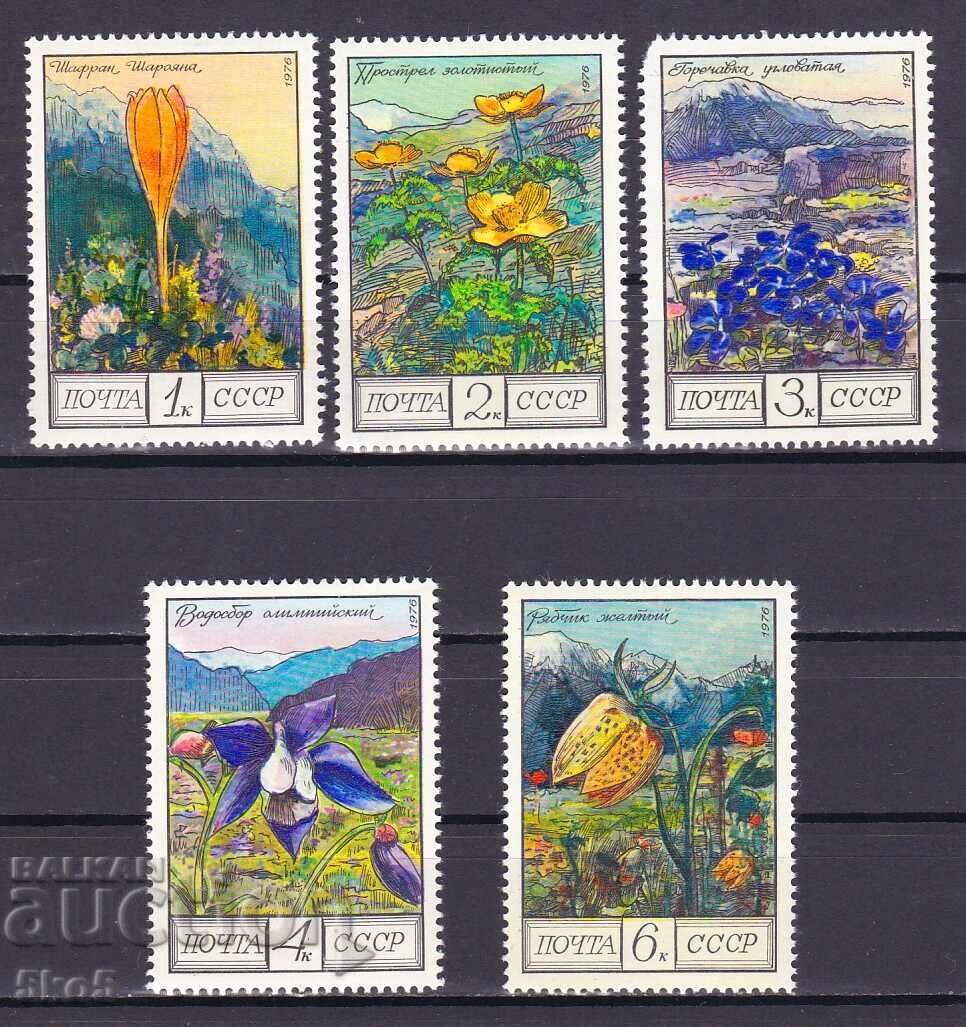 USSR - 1976 - FLOWERS - **/MNH