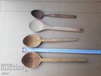 Linguri mari de lemn - 4 bucăți, lingură de lemn