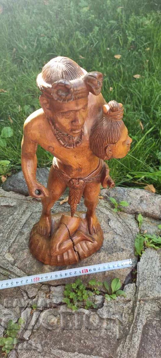 Wooden figure. Cannibal with price 80.00 BGN | € 40.90 Wooden figure. Cannibal with price 80.00 BGN | € 40.90