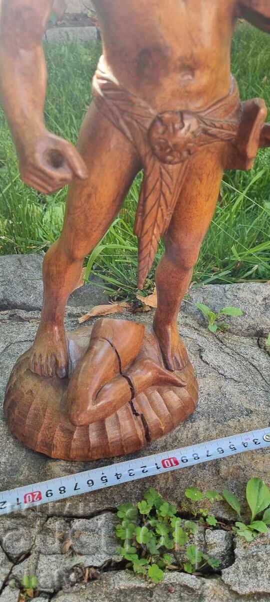 Delivery of Wooden figure. Cannibal Delivery of Wooden figure. Cannibal