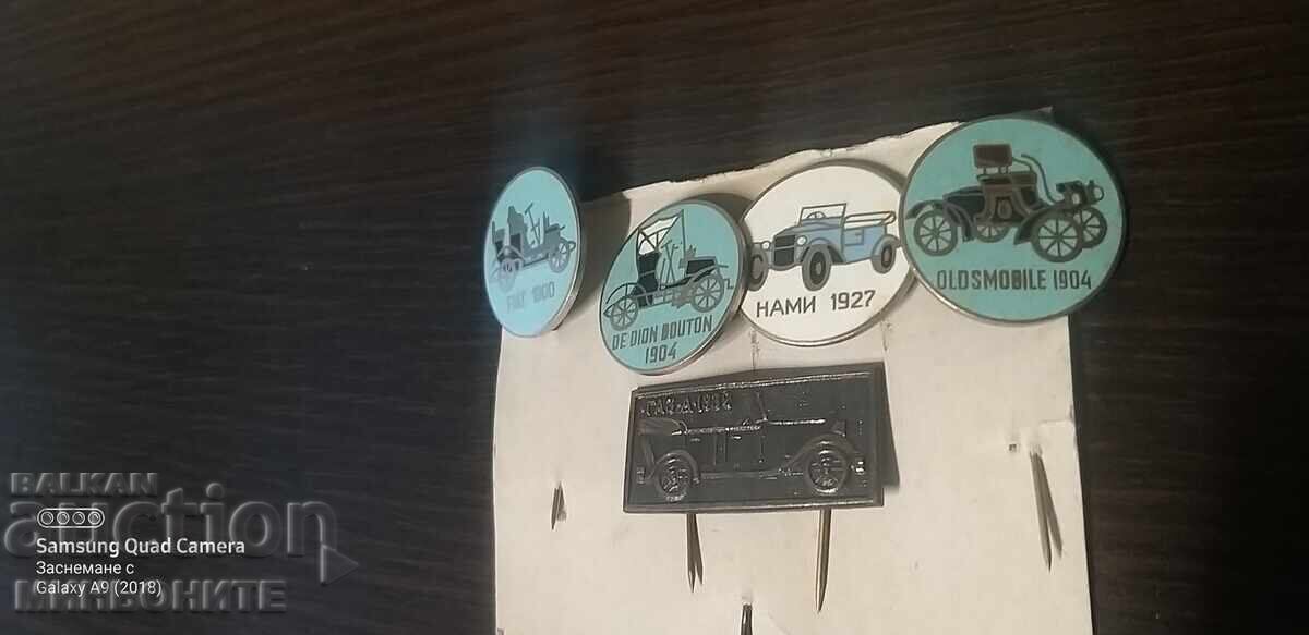 Auction  LOT of Jubilee Badges with Cars