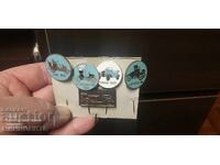 LOT INSIGNE JUBILIARE CU MAȘINI