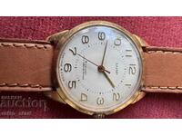 Ceas Mir, placat cu aur, funcțional!