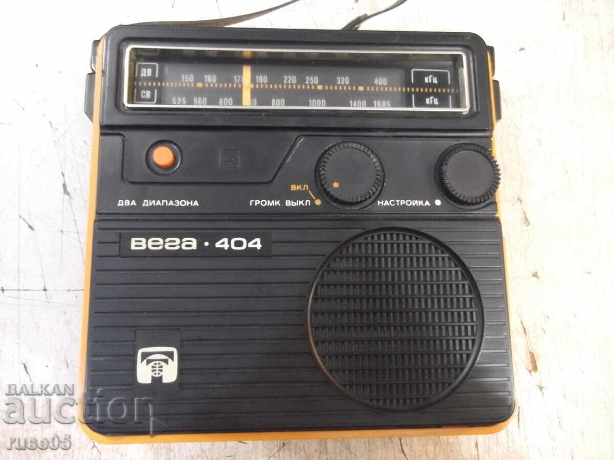 Ραδιόφωνο τρανζίστορ "Βέγκα - 404" σοβιετικό λειτουργικό Ραδιόφωνο τρανζίστορ "Βέγκα - 404" σοβιετικό λειτουργικό