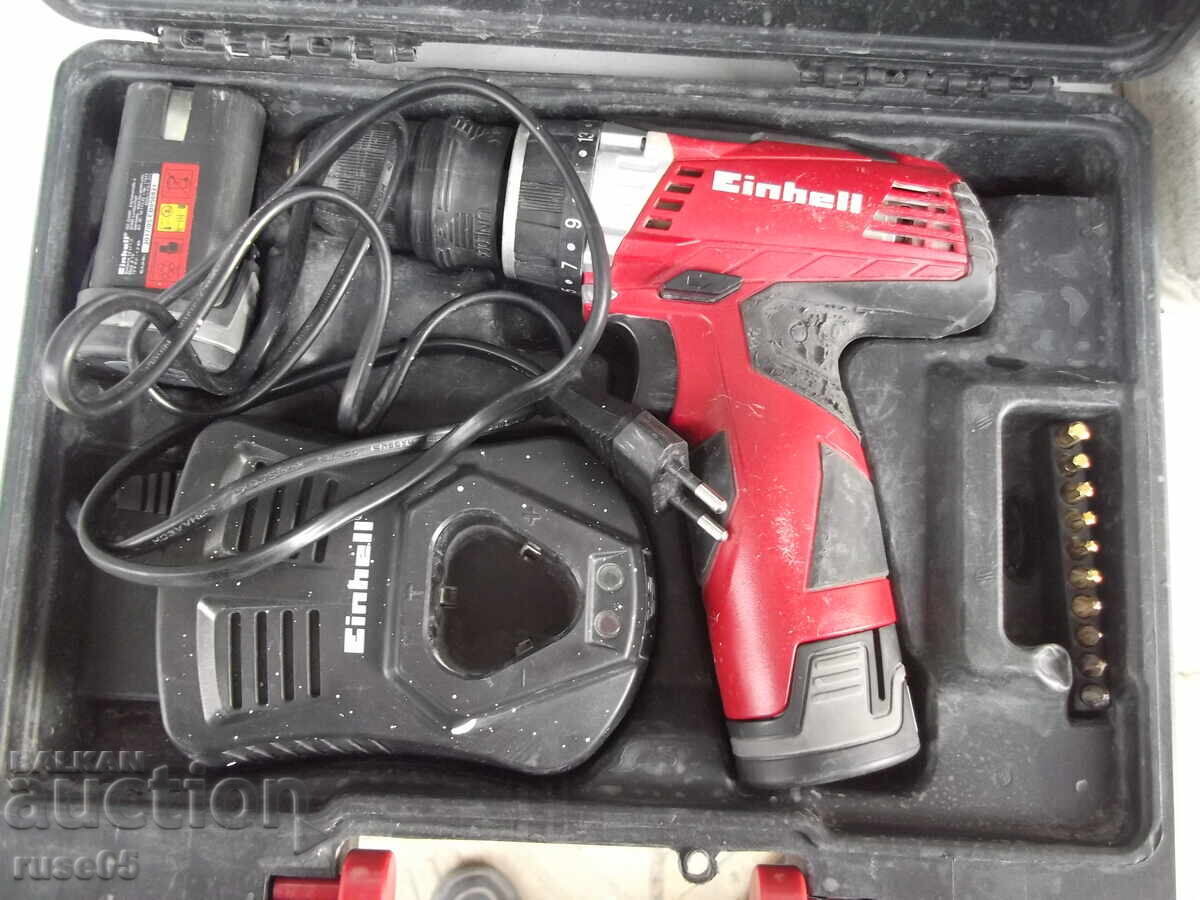 Mașină de găurit "Einhell - TE-CD 12 X-Li" cu acumulator, funcțională cu preț 70.00 BGN | € 35.79 Mașină de găurit "Einhell - TE-CD 12 X-Li" cu acumulator, funcțională cu preț 70.00 BGN | € 35.79