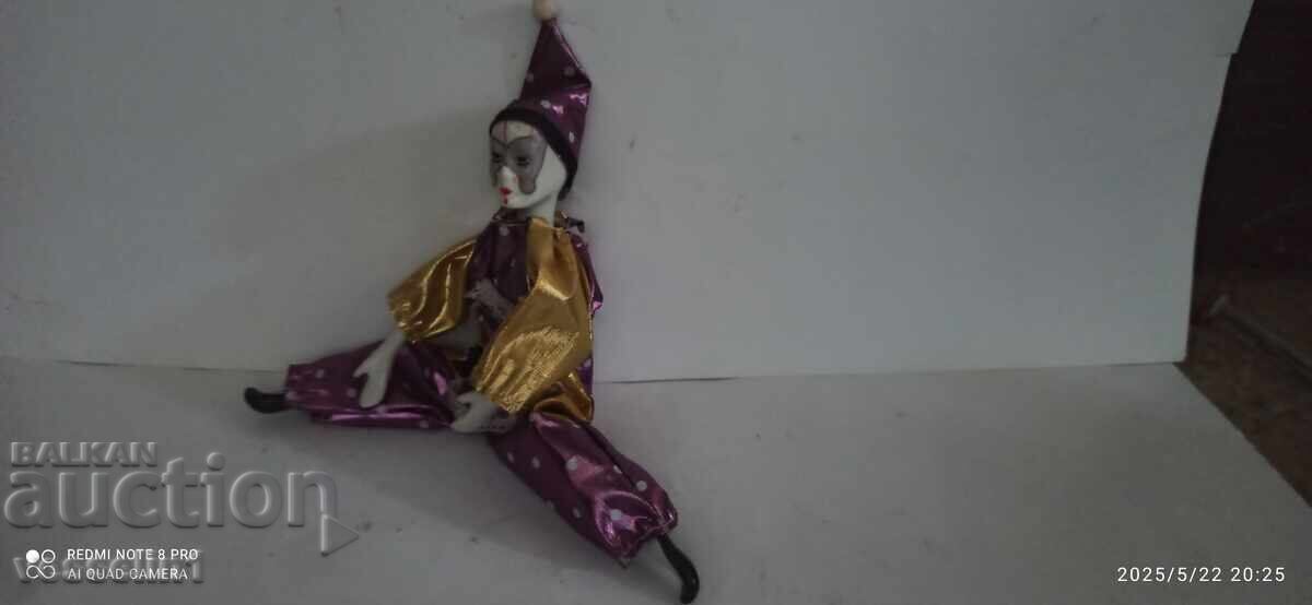 Handmade Porcelain Venetian Harlequin Doll with price € 14.32 | 28.01 BGN