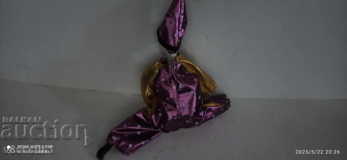 Auction  Handmade Porcelain Venetian Harlequin Doll