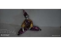 Порцеланова венецианска кукла Арлекино  ръчна изработка