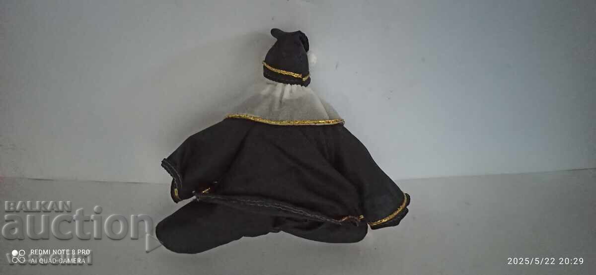 Păpușă venețiană din porțelan Arlechino, lucrată manual cu preț 28.00 BGN | € 14.32