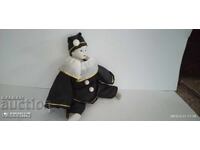 Păpușă venețiană din porțelan Arlechino, lucrată manual