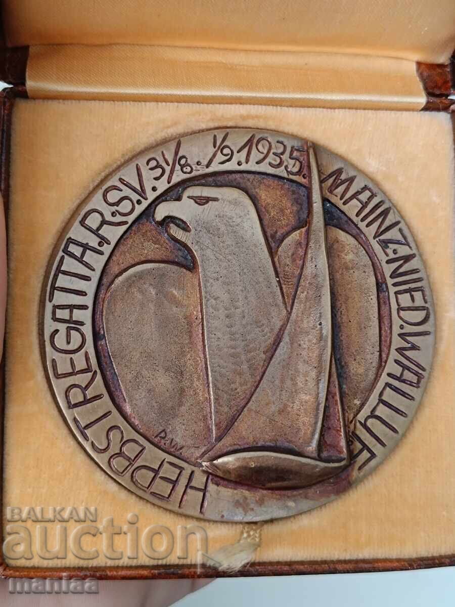 Немски плакет с кутия Трети Райх1935 г