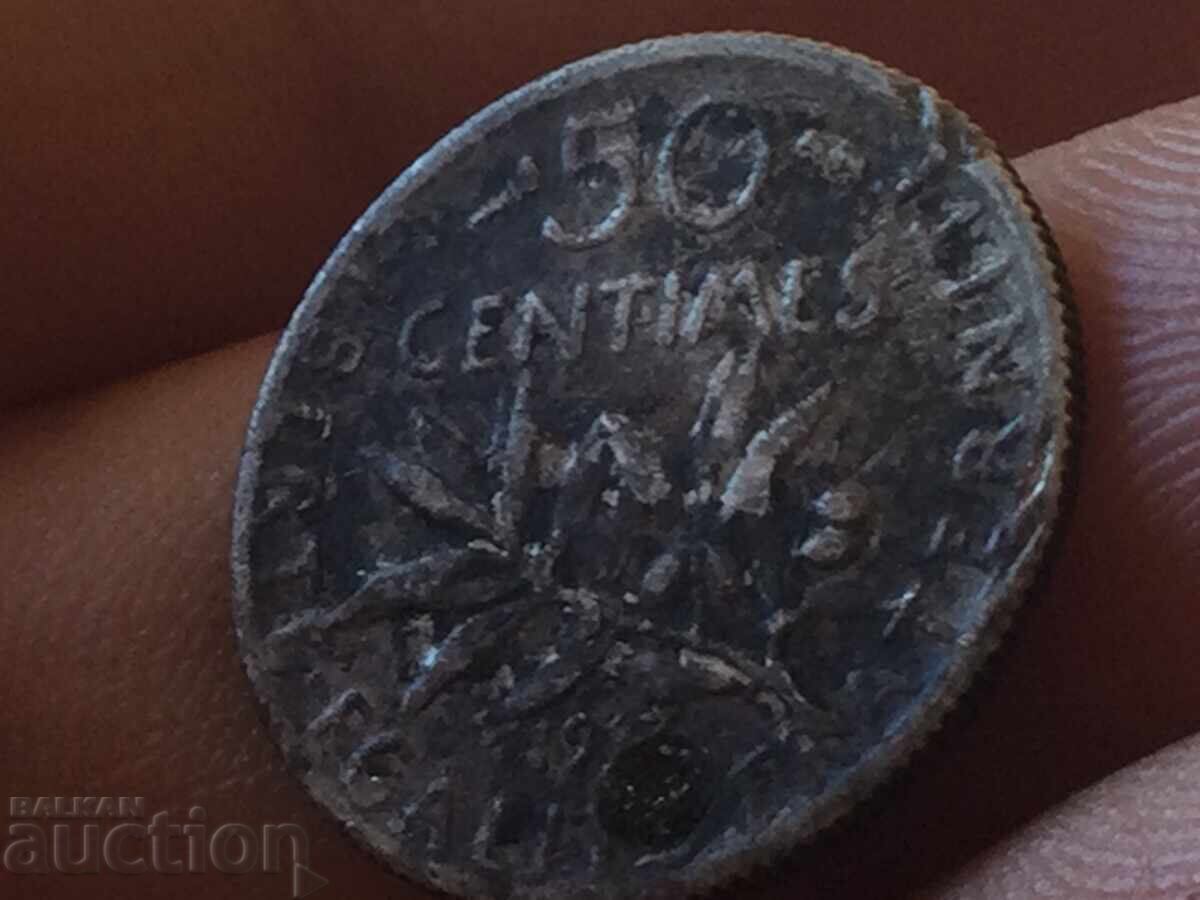 France 50 centimes silver France 50 centimes silver