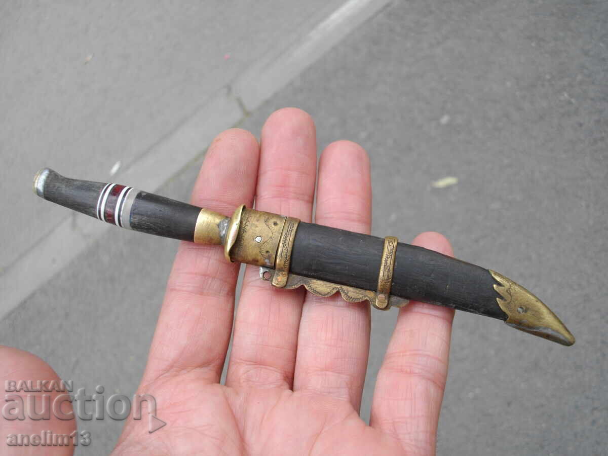 Old Balkan Knife, Knife for Chiri and Sheath, Buffalo Horn with price 160.00 BGN | € 81.81