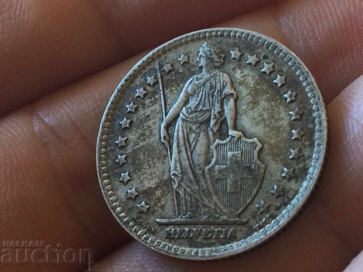 Ελβετία 1 φράγκο 1943 ασήμι Ελβετία 1 φράγκο 1943 ασήμι