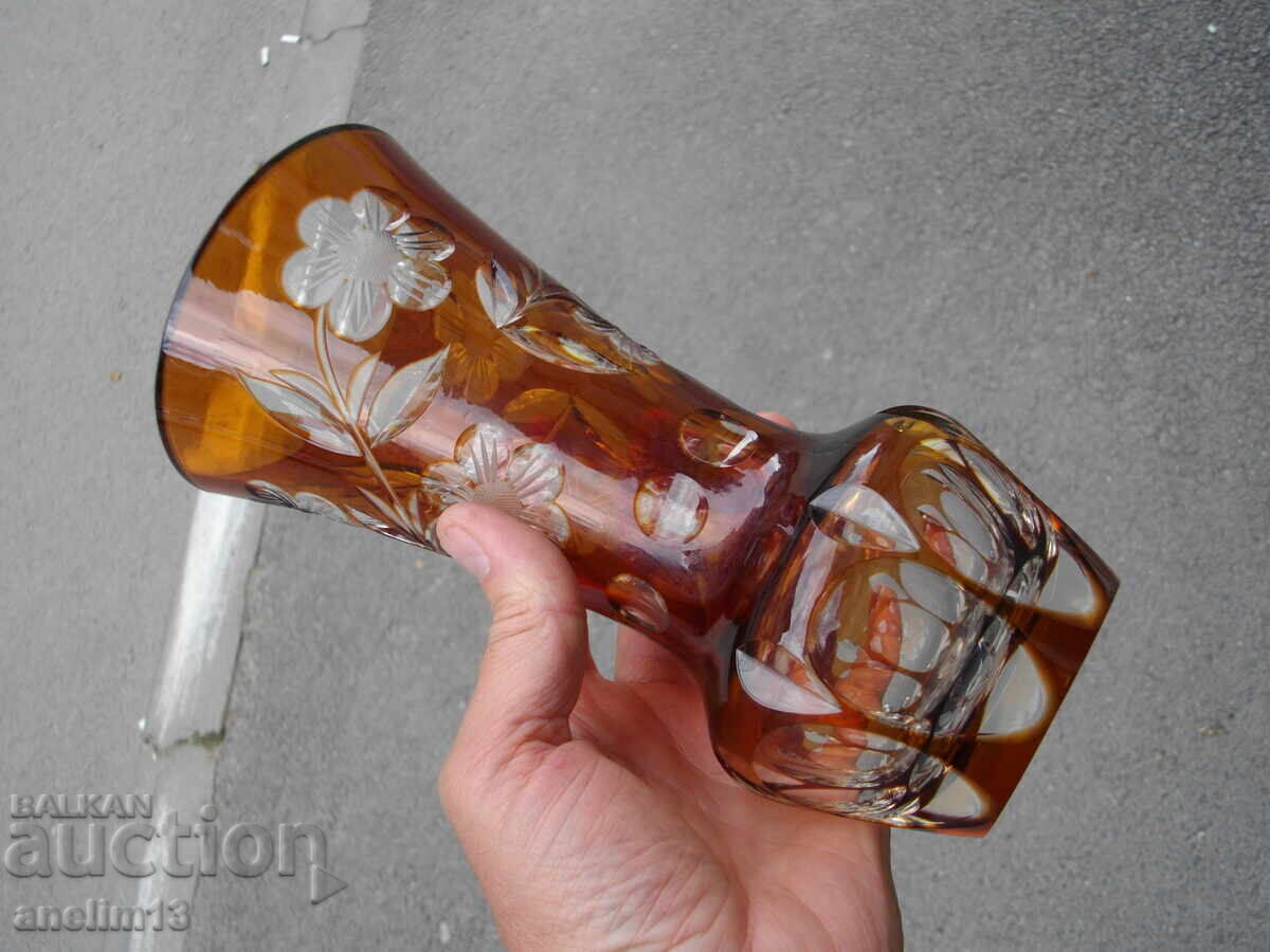 VASE CRYSTAL BOHEMIA - 6