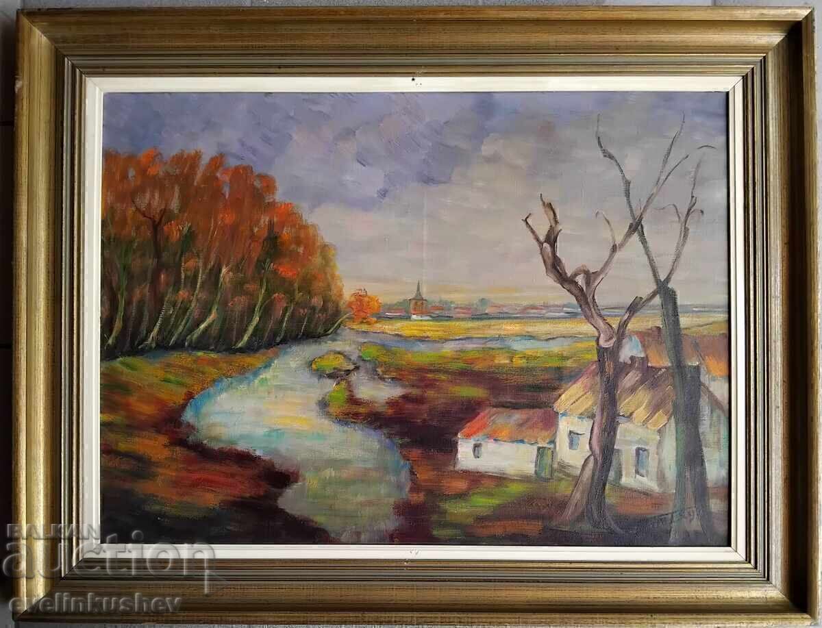 Livrarea Tablou mare în ulei 80x60 / 98x78 Livrarea Tablou mare în ulei 80x60 / 98x78