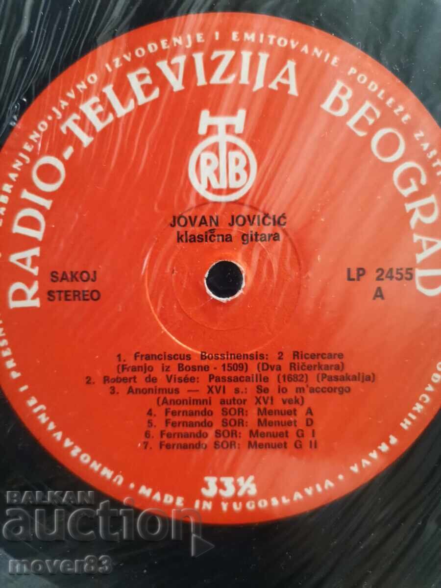 Delivery of Classic Record. Jovan Jovićič. Guitar Delivery of Classic Record. Jovan Jovićič. Guitar
