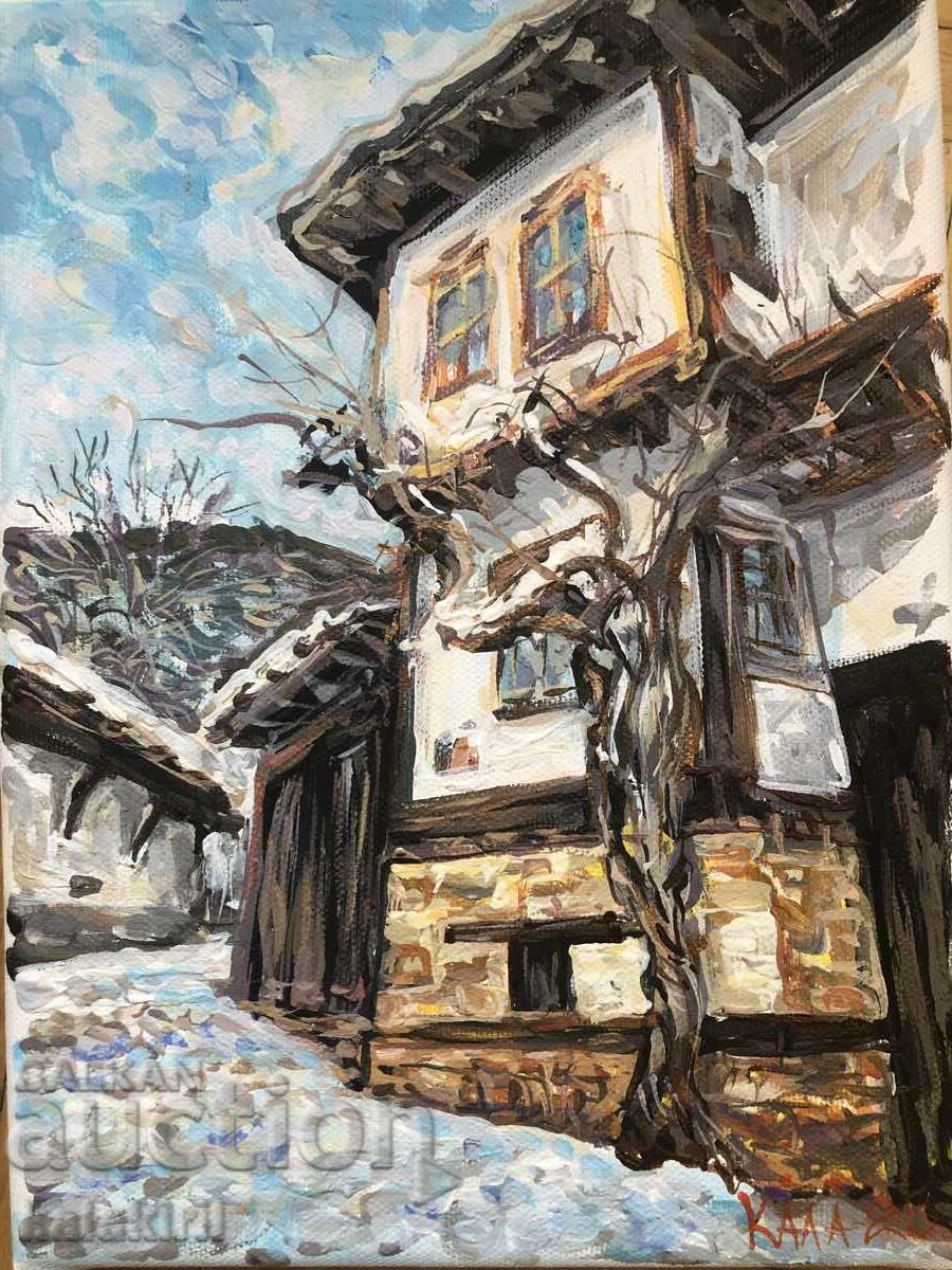 Landscape with Revival House Landscape with Revival House