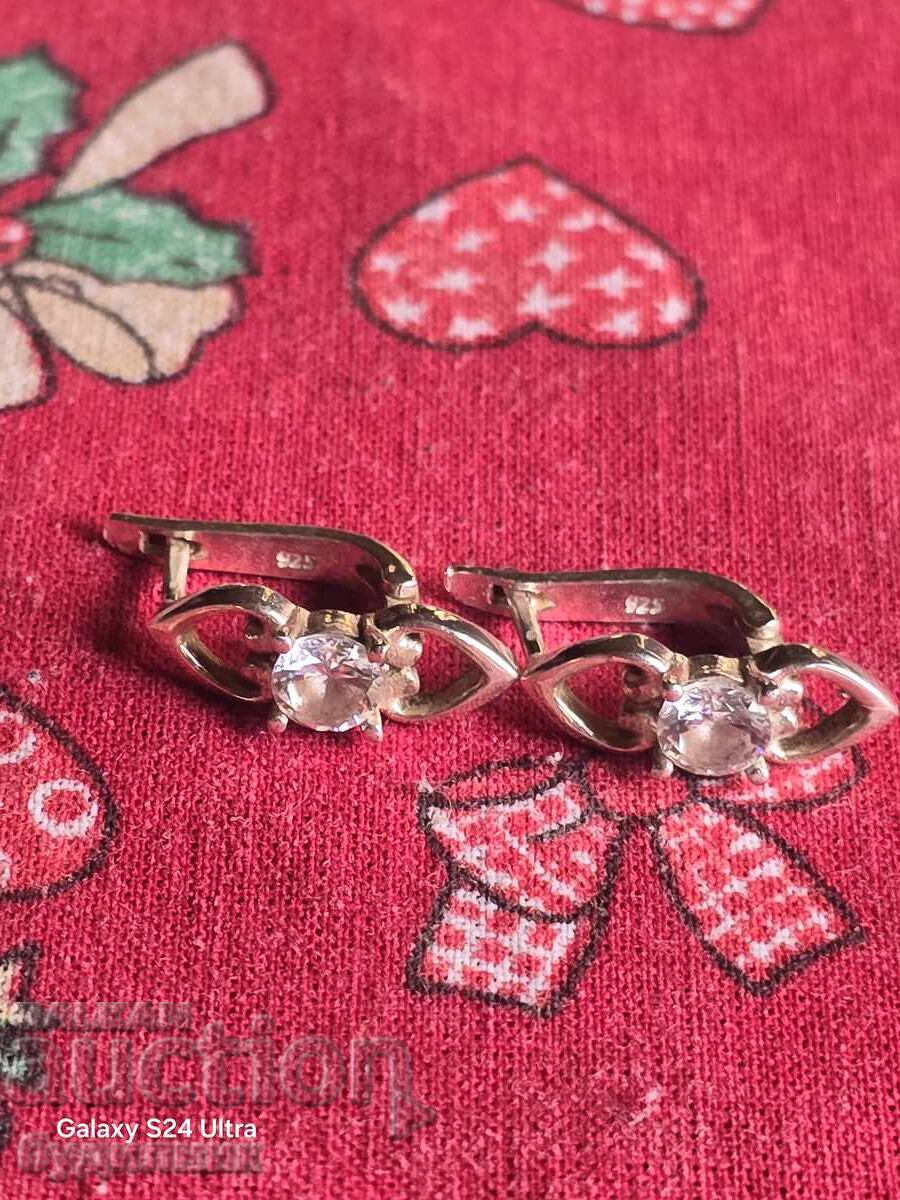 Silver earrings. I'm listing over 100 auctions. Take a look and stay tuned with price 24.99 BGN | € 12.78 Silver earrings. I'm listing over 100 auctions. Take a look and stay tuned with price 24.99 BGN | € 12.78
