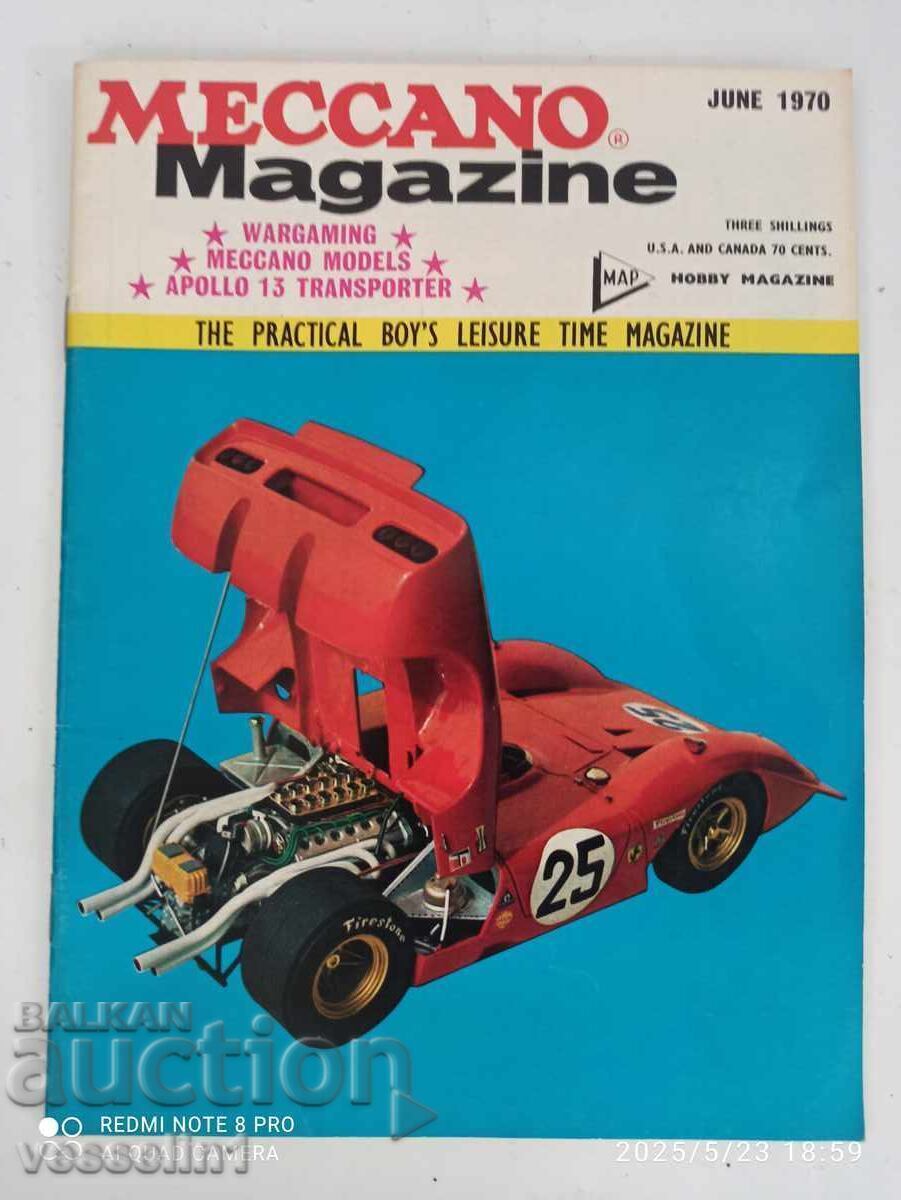 Παλαιό περιοδικό παιχνιδιών του 1970 με κριτικές dinky, matchbox