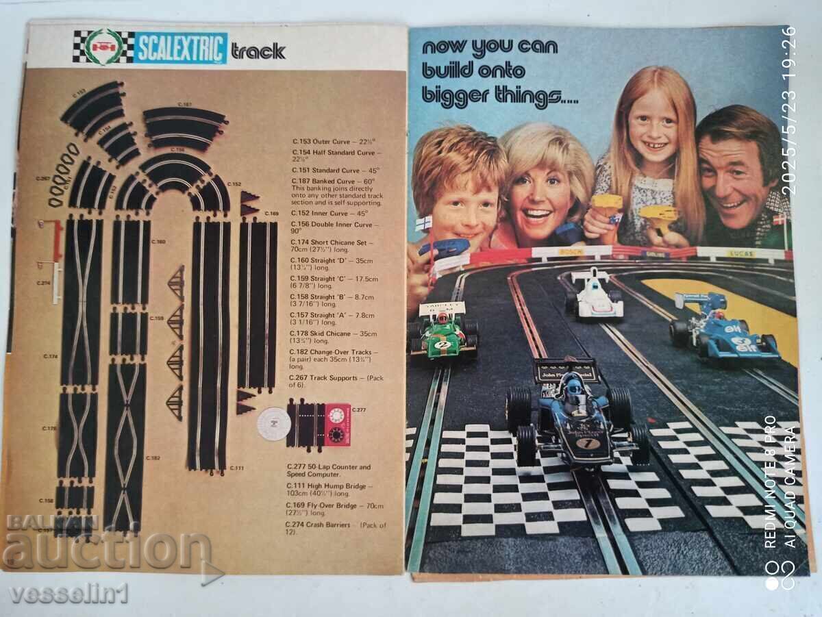 Delivery of Old monster catalog showing magnetic tracks and cars Delivery of Old monster catalog showing magnetic tracks and cars