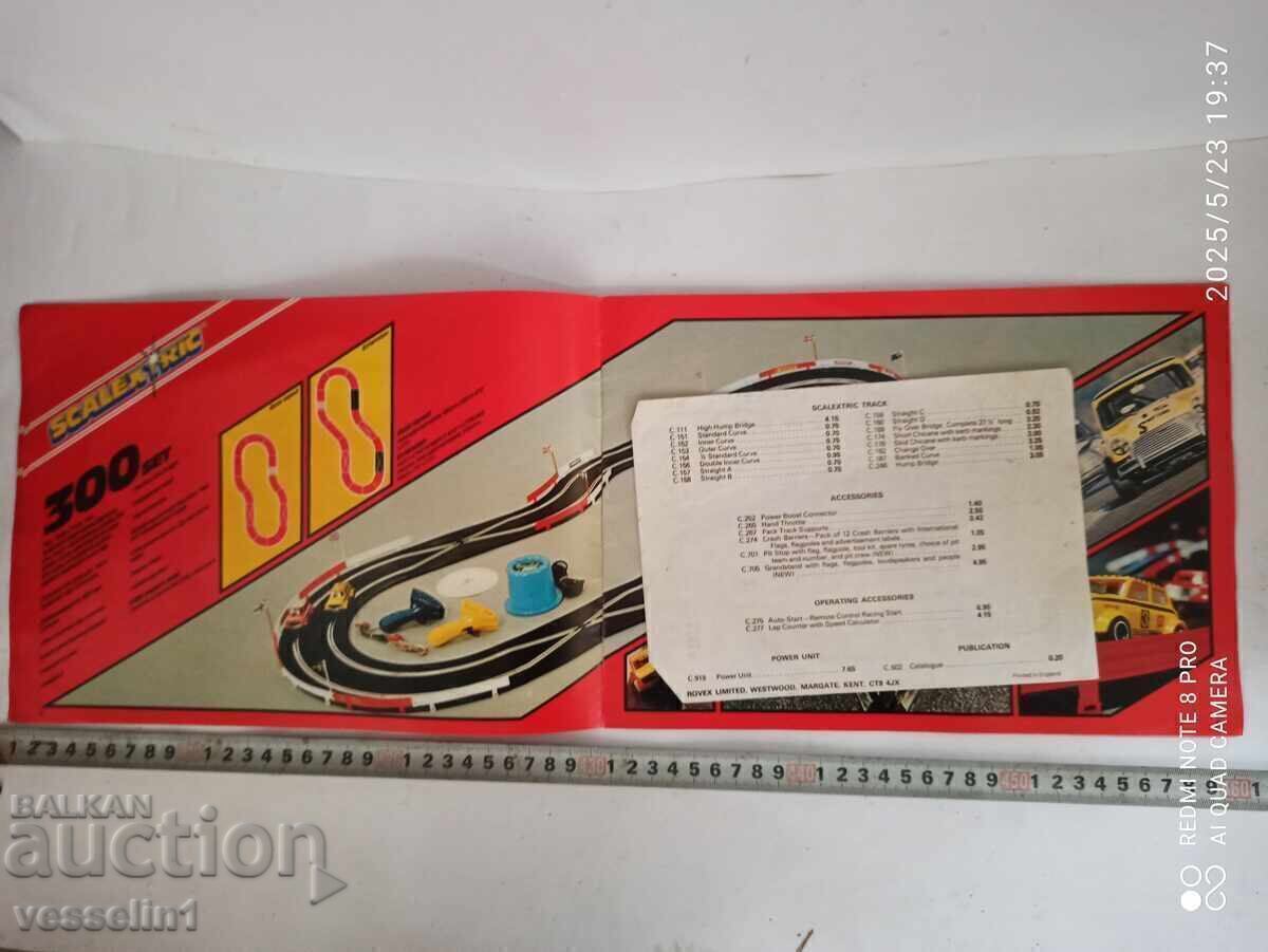 Delivery of Old monster catalog showing magnetic tracks and cars Delivery of Old monster catalog showing magnetic tracks and cars