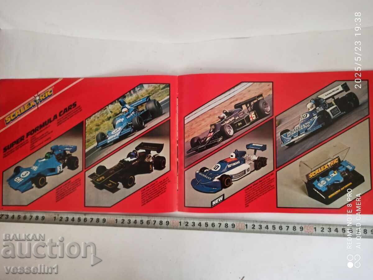 Стар мострен каталог показващ магнитни писти и колички - 6