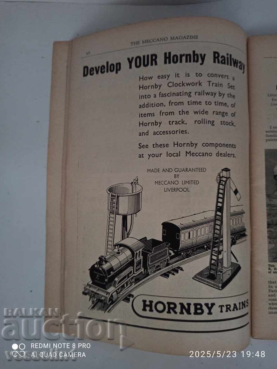 Old toy magazine from 1954 with reviews of Dinky, Matchbox - 6