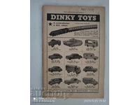 Старо списание за играчки 1954г с ревюта на dinky, matchbox