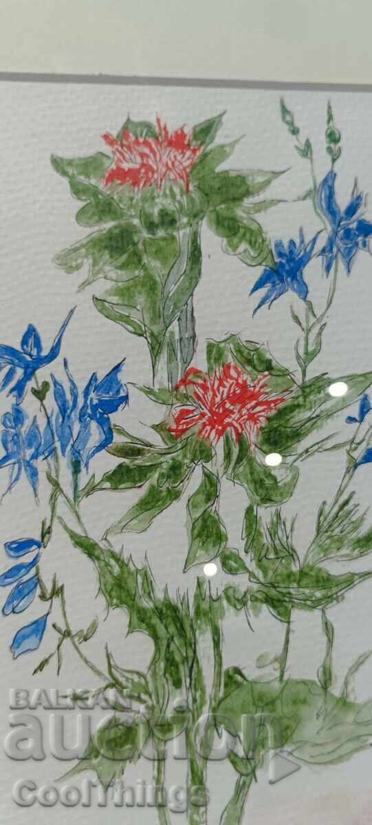 Υπογεγραμμένος πίνακας, γυάλινο πλαίσιο με τιμή 20.00 BGN | € 10.23 Υπογεγραμμένος πίνακας, γυάλινο πλαίσιο με τιμή 20.00 BGN | € 10.23