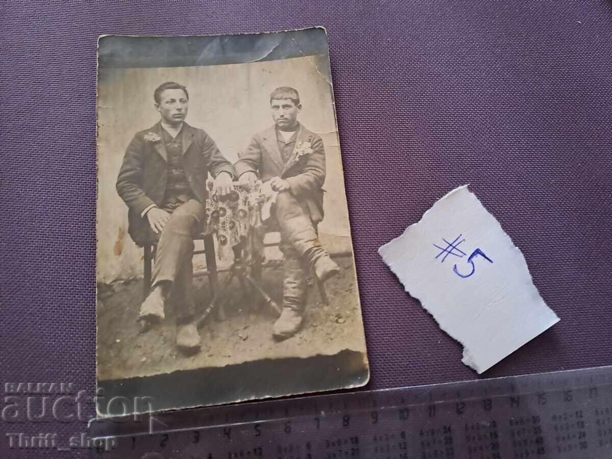 Παλιά φωτογραφία - δύο άνδρες Παλιά φωτογραφία - δύο άνδρες