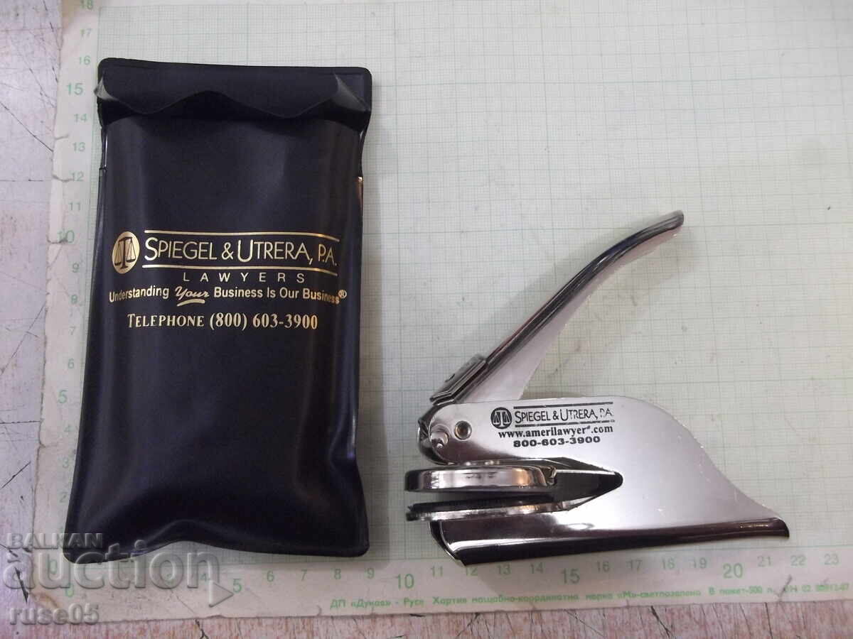 Relief, dry print "SPIEGEL & UTRERA, P.A." American new Relief, dry print "SPIEGEL & UTRERA, P.A." American new