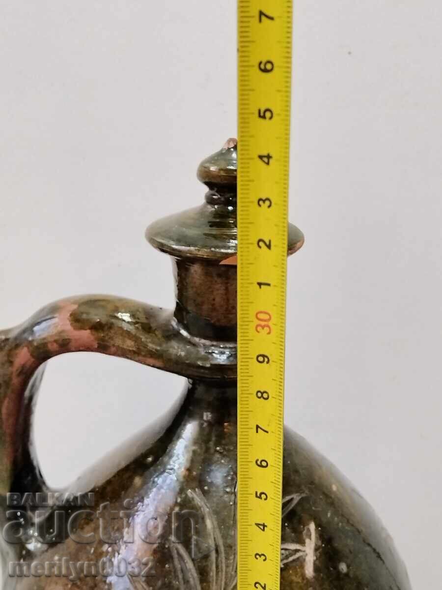 Παράδοση Παλιά στάμνα γεμίζει από κάτω κεραμική κροντήρ Μοναδικό