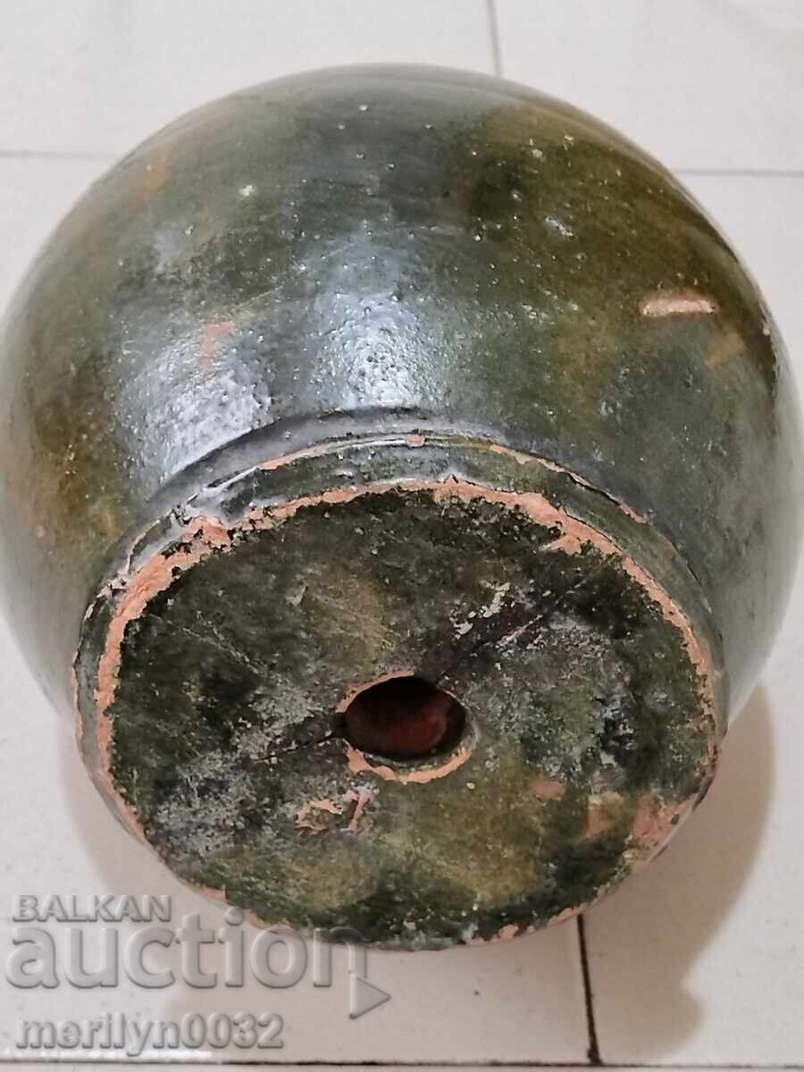 Παλιά στάμνα γεμίζει από κάτω κεραμική κροντήρ Μοναδικό - 5