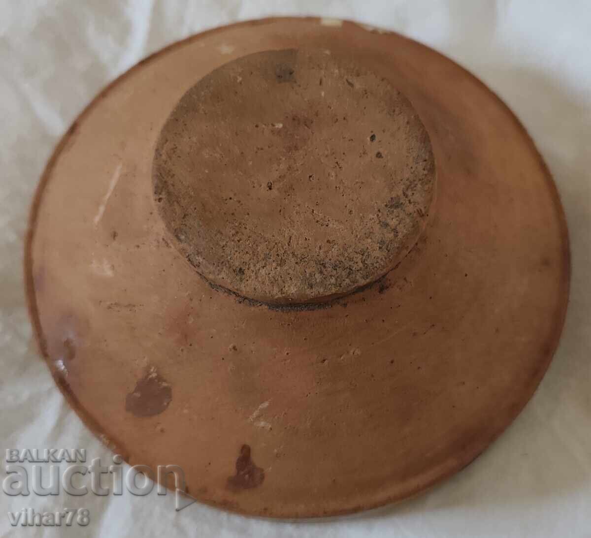 Стара керамична паница - 5
