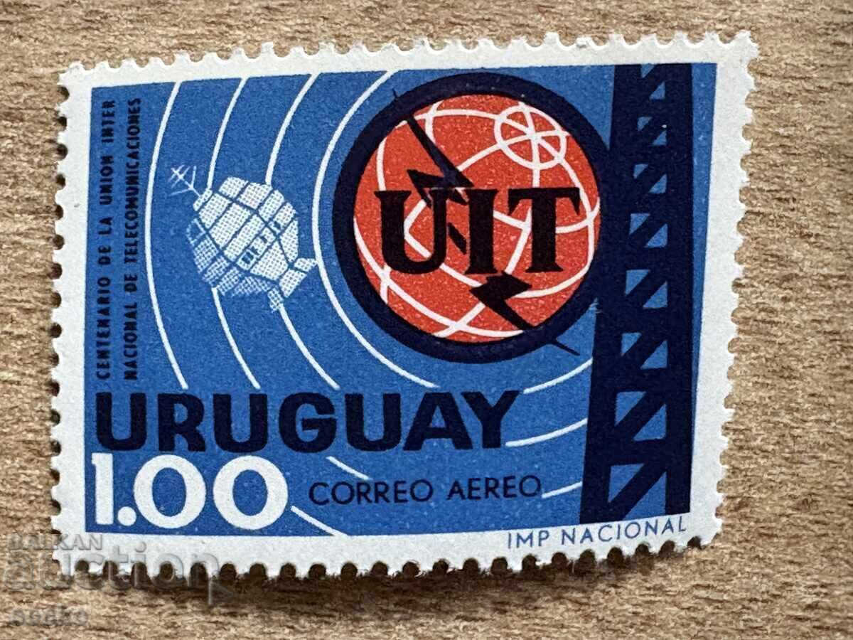 Uruguay - 100 years ITU (1966) MNH
