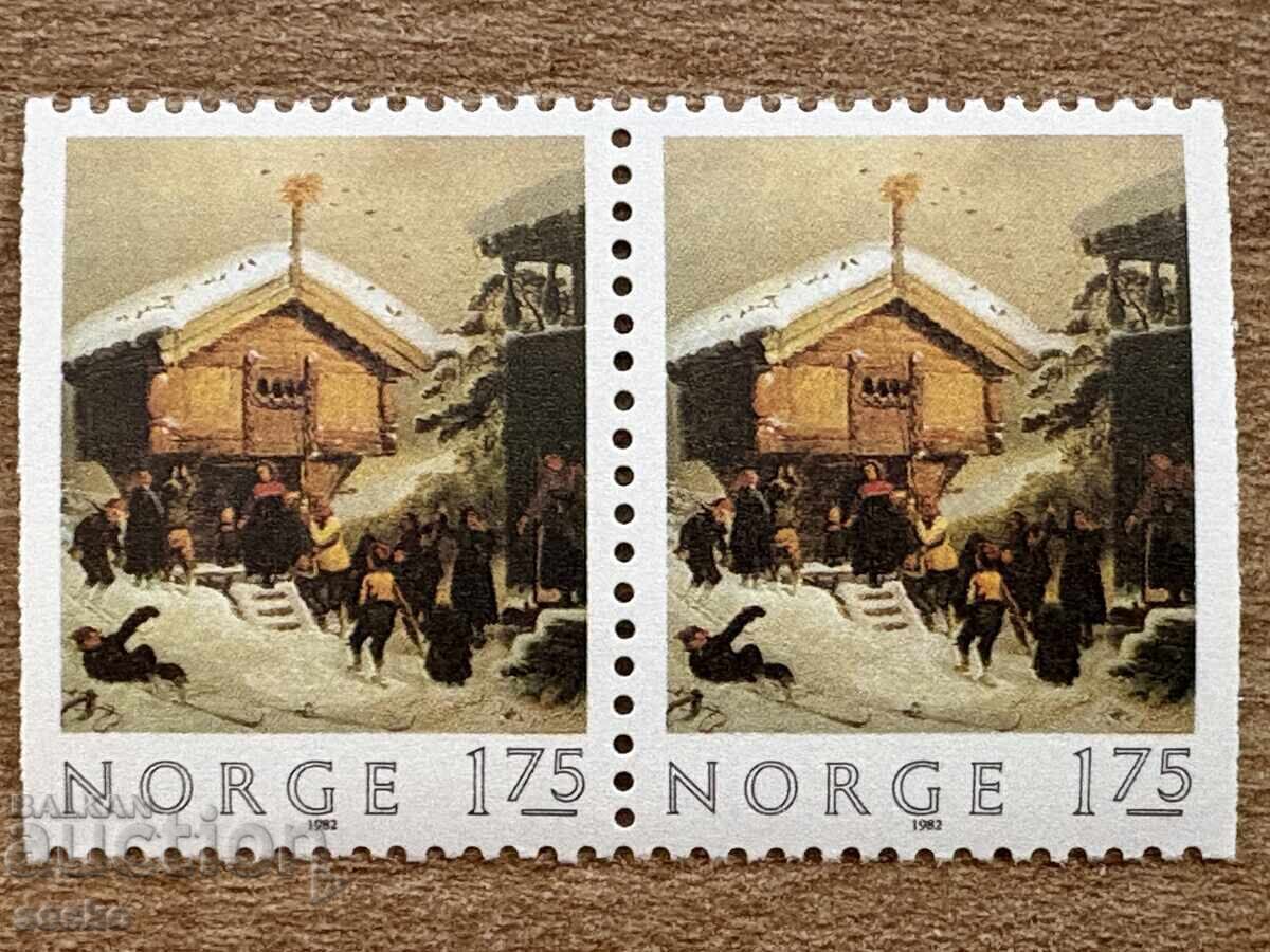 Norvegia - Crăciun (1982) - MNH - cuplu