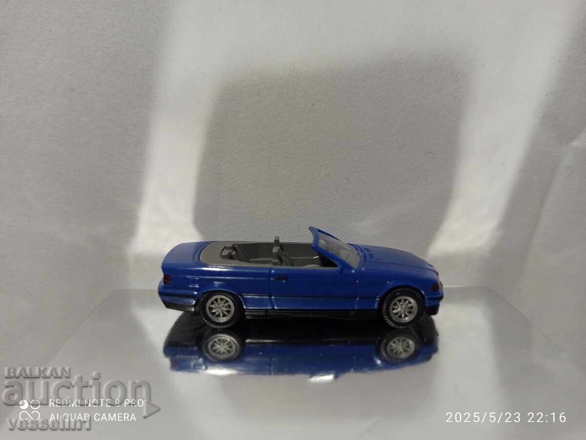 Cărucior BMW e36 cabriolet 1/87 wikingHO din anii nouăzeci cu preț 12.00 BGN | € 6.14