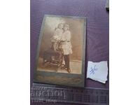 Παλιά φωτογραφία - κάρτα - μητέρα με παιδί