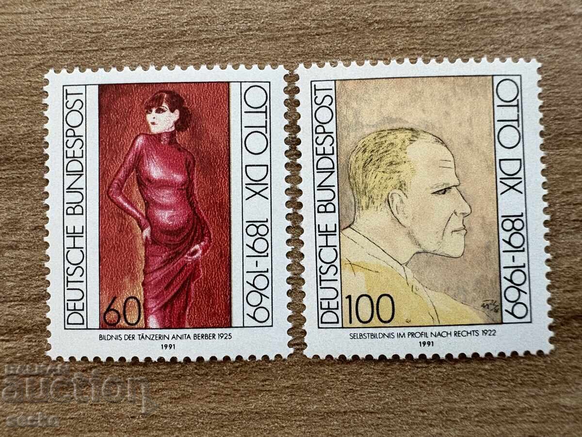 Γερμανία - 100 χρόνια από τη γέννηση του Otto Dix... (1991) - MNH
